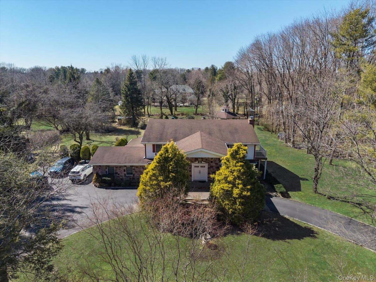 View from above of property