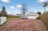 View of detached garage