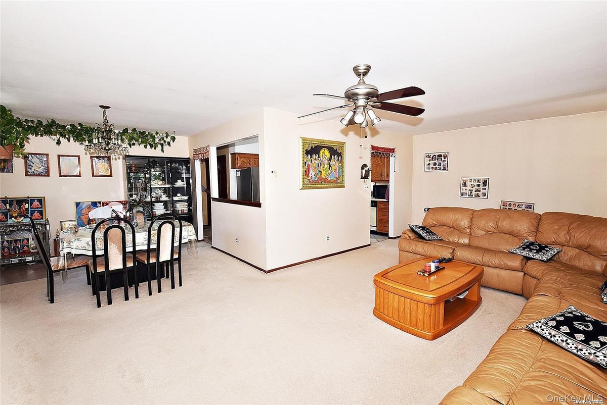 Second Floor Living and Dining Room