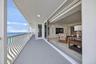 Northern Balcony Area With The Sliding Glass Doors Opened
