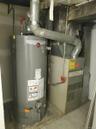 Utility room with gas water heater