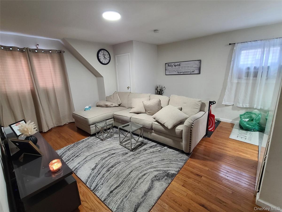 Living room featuring hardwood / wood-style floors