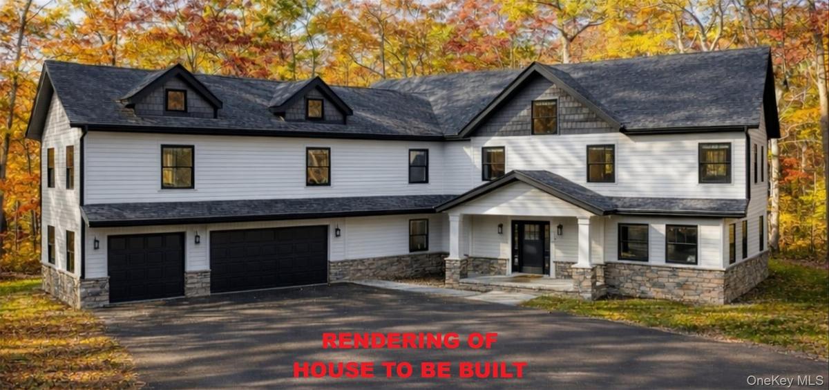 Rendering of house to be built