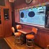 One of many seating areas in the bar