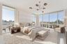 Virtually Staged alternative primary bedroom