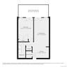 800 Square Foot Apartment with additional 188 square foot Terrace!