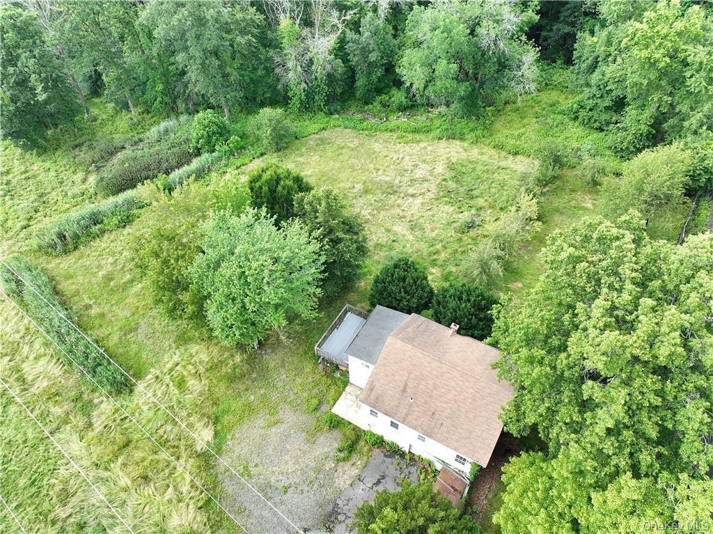 View from above of property
