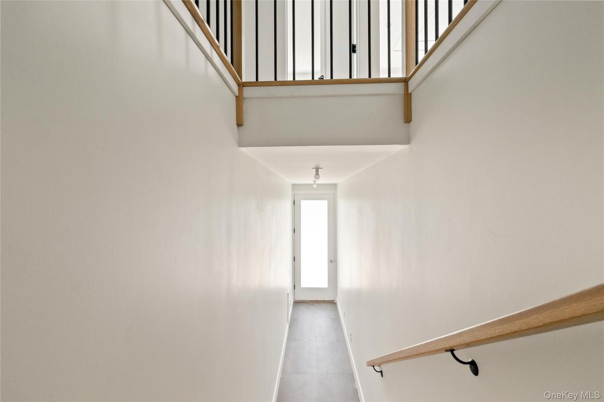 Stairs with a towering ceiling