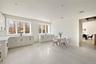 Dining room with baseboards and radiator heating unit