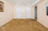 Carpeted third bedroom (on first floor)