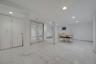 Basement recreation room with plenty of closets