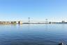 View of water and bridge