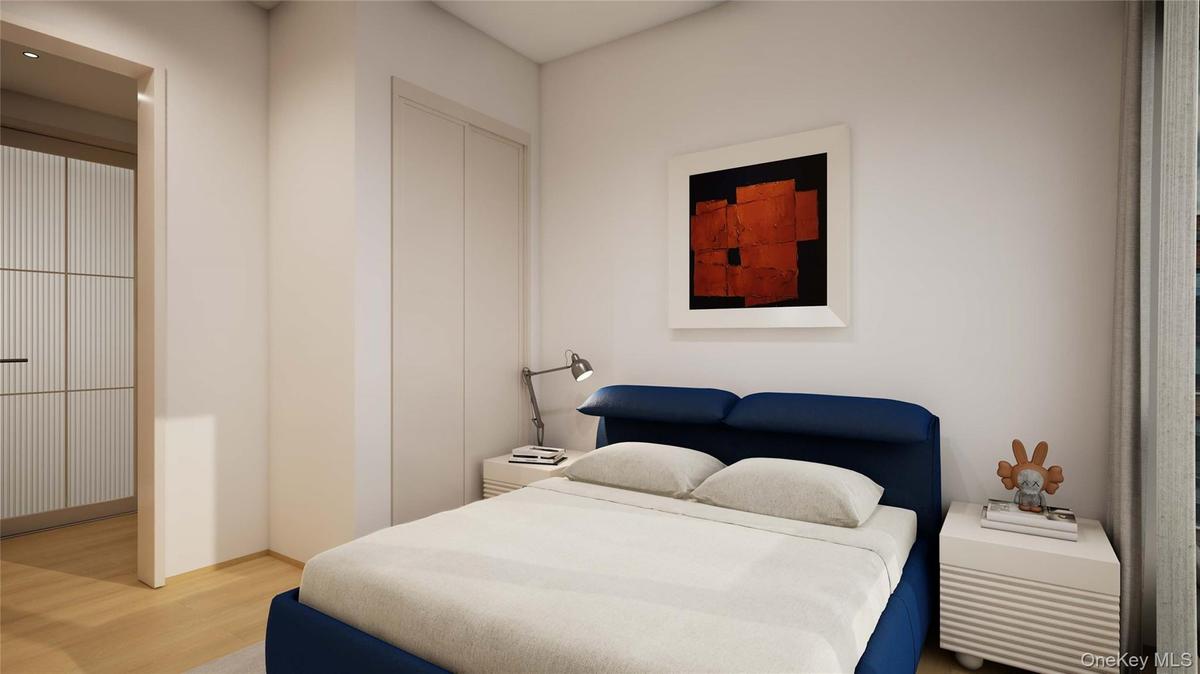 Bedroom featuring wood finished floors