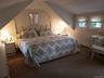 Carpeted bedroom featuring crown molding and a baseboard radiator