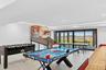 Game room with recessed lighting