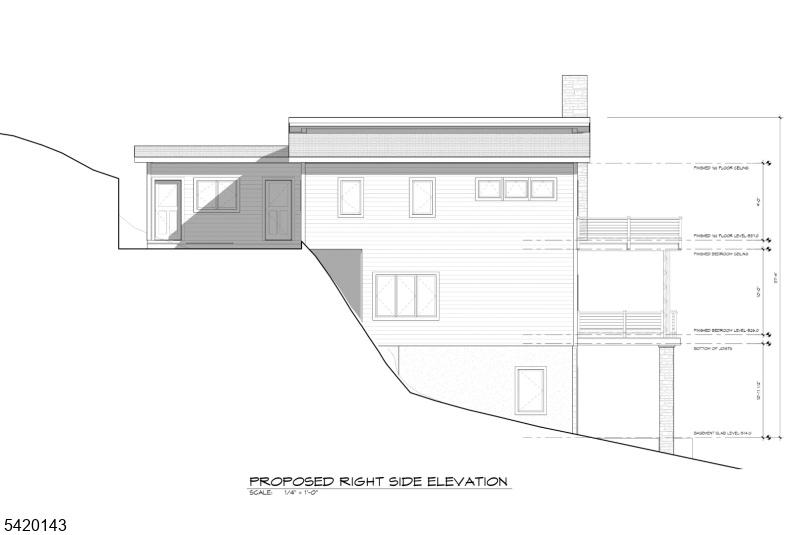 Proposed Right Side Elevation