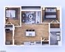 2 bedroom floor plan