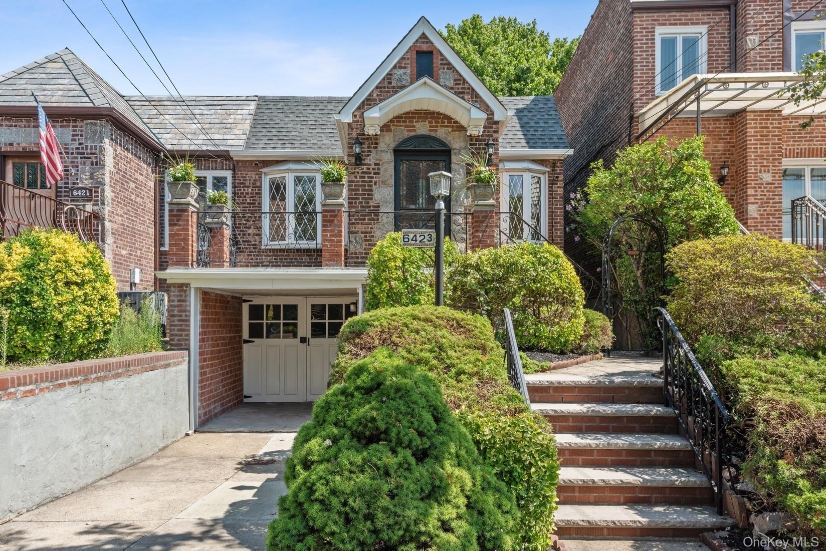 Tudor Facade with Front Porch