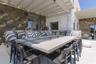 Villa Aqua Ridge to rent in Mykonos - Alfresco Dining Area