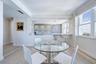 Dining area with round 60 inch table