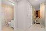 1/2 bath, Den, 3rd bedroom/office with privacy glass enclosure door
