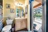Outdoor cabana bath