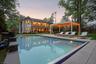 Pool in the backyard