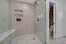 Primary Bathroom with Double Sink & Shower