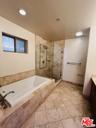 Primary suite soaking tub +sho