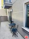 Private outdoor patio