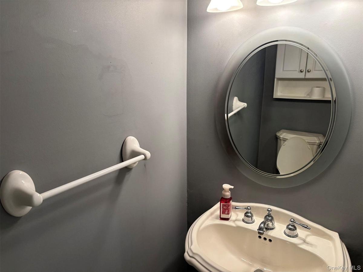 Convenient first floor half bath