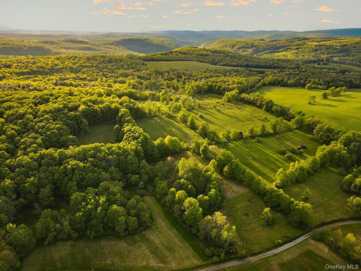 Aerial view of property