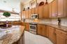 Kitchen with 42" cabinetry