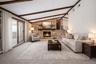 Virtual staged option #2 with Fireplace.