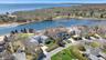 Aerial view of the waterfront setting