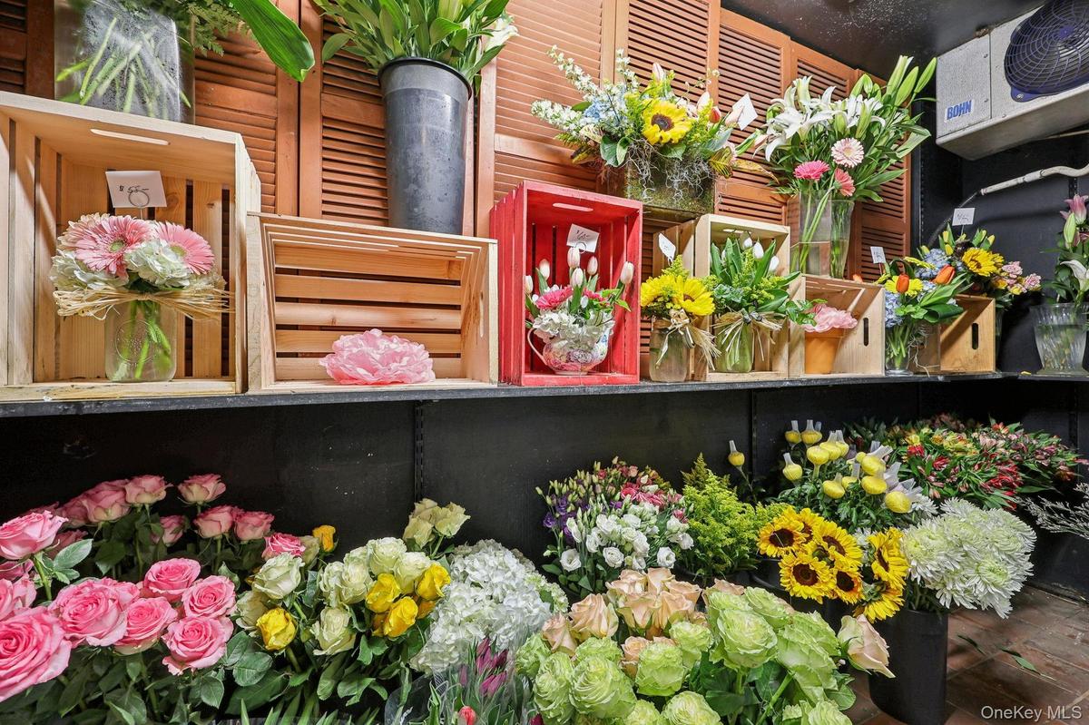 Interior of the show refrigerator