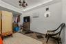 Bedroom featuring a chandelier and a wall mounted AC