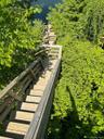 Stairs to the lake