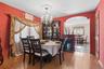 A formal dining room provides the perfect setting for gatherings and entertaining