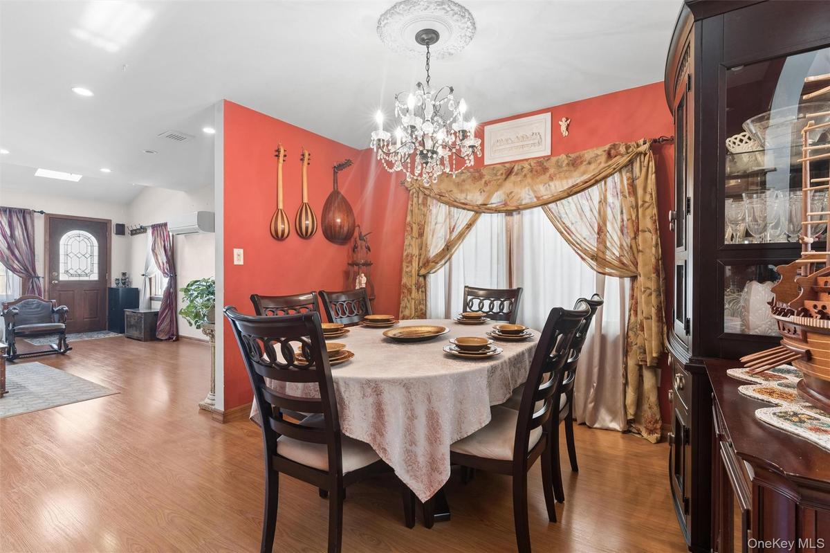 A formal dining room provides the perfect setting for gatherings and entertaining