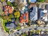 Aerial perspective of suburban area