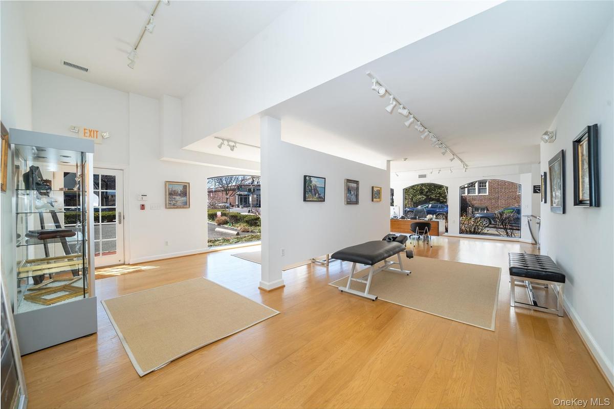 Retail Art Gallery on Main-Floor Street Level. Upper Gallery.