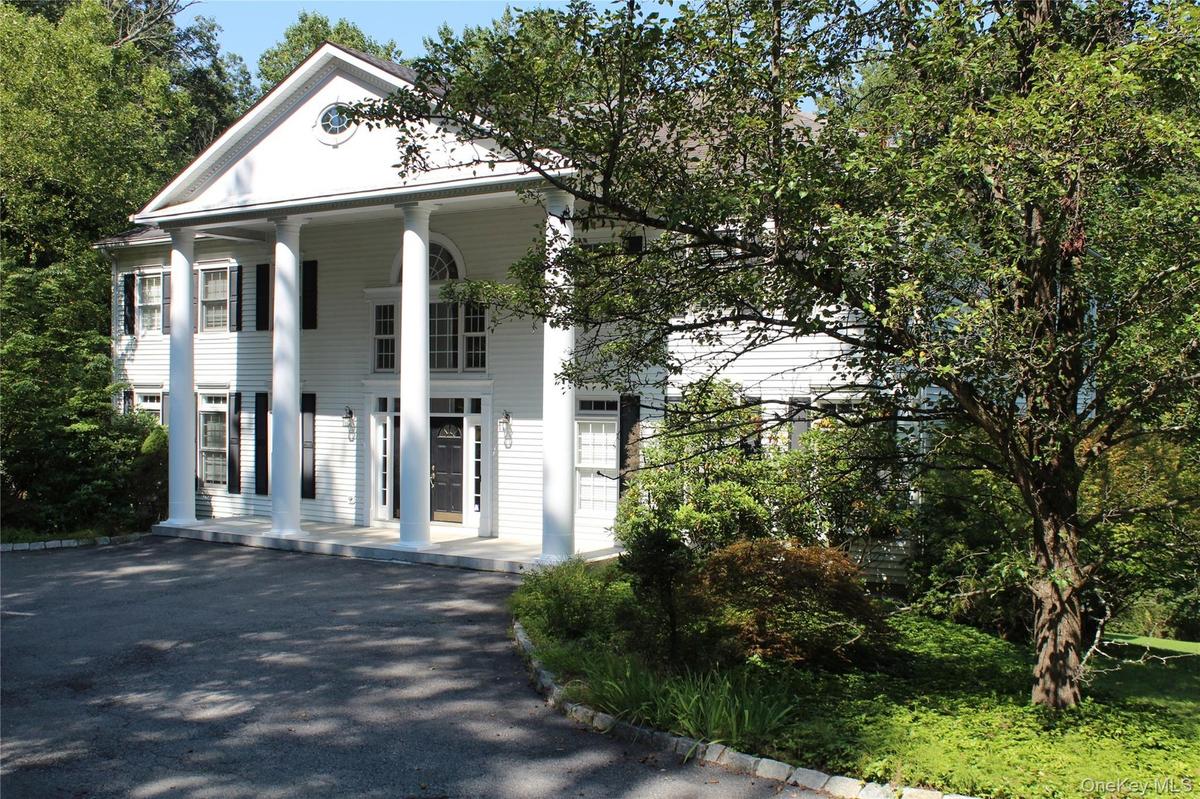 View of front of home with covered porch
