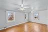 Second floor bedroom with two closets