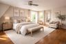 AI Rendering of potential bedroom with balcony possibilities.