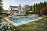 AI Rendering of potential backyard oasis possibilities.