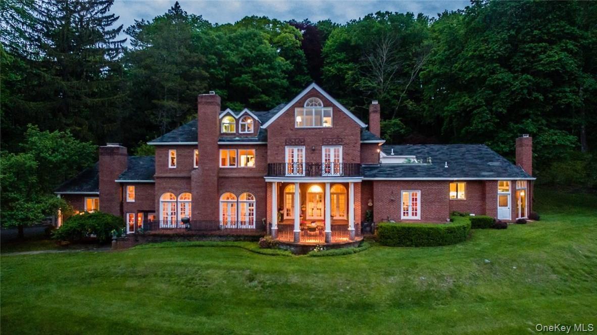 Architect designed custom brick 6,000 square foot estate overlooking Tuxedo Lake