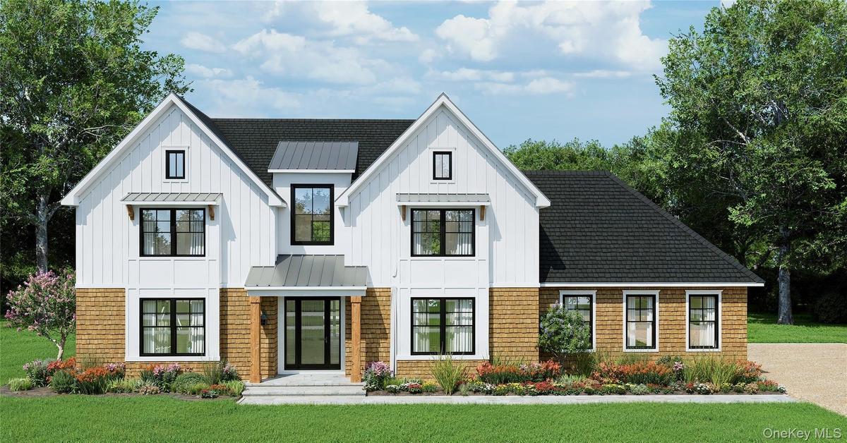 Artists rendering of front elevation.