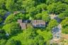 Aerial view of cottage property and surrounding area - Digitally Enhanced