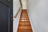 Staircase with baseboards